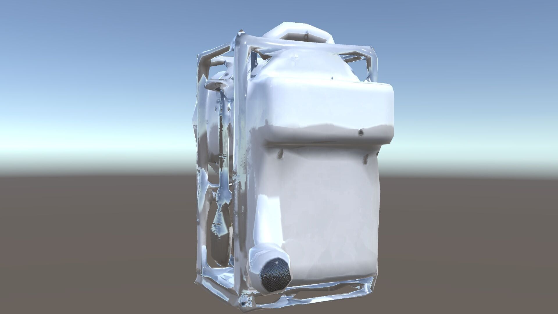 Industrial Machinery Engine Model Pack Low-poly 3D model_15