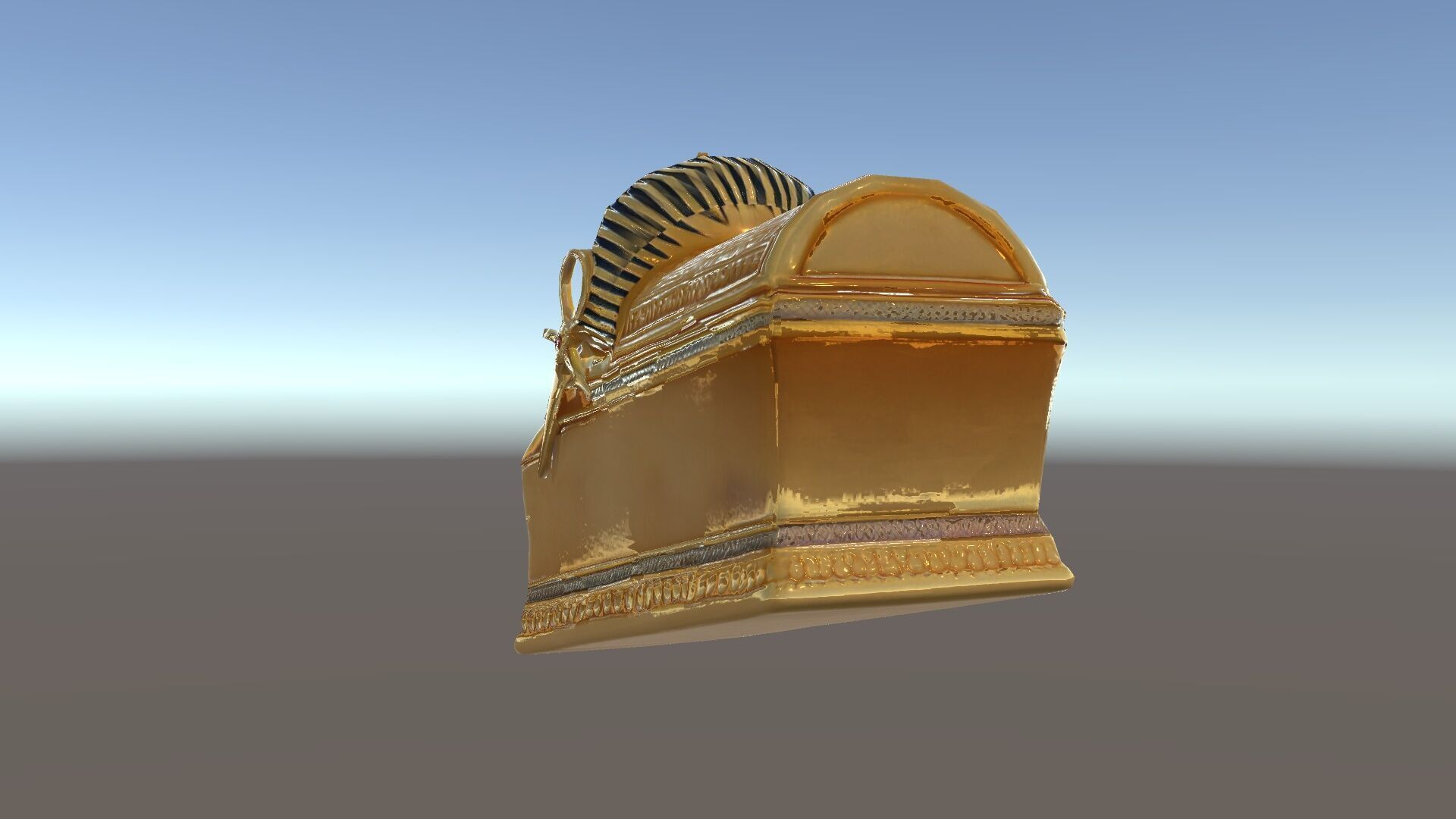 Ancient Egyptian Sarcophagus Model Pack Low-poly 3D model_15