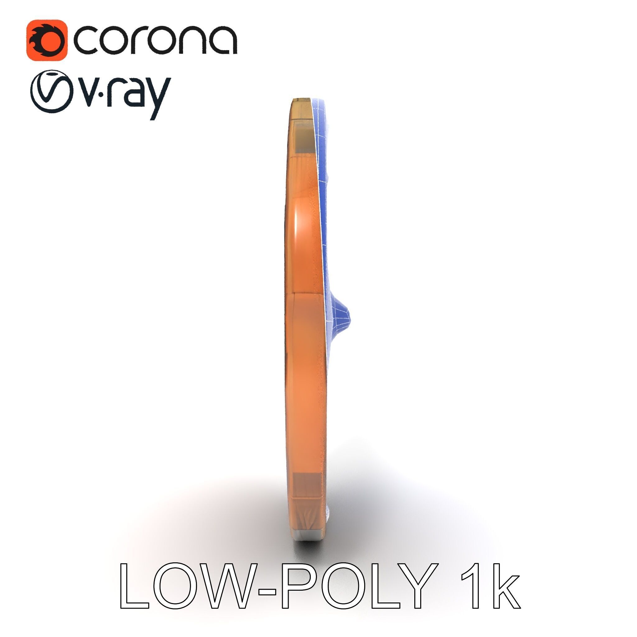 Medieval Round Shield Model Pack with Detailed Wood Texture Low-poly 3D model_15