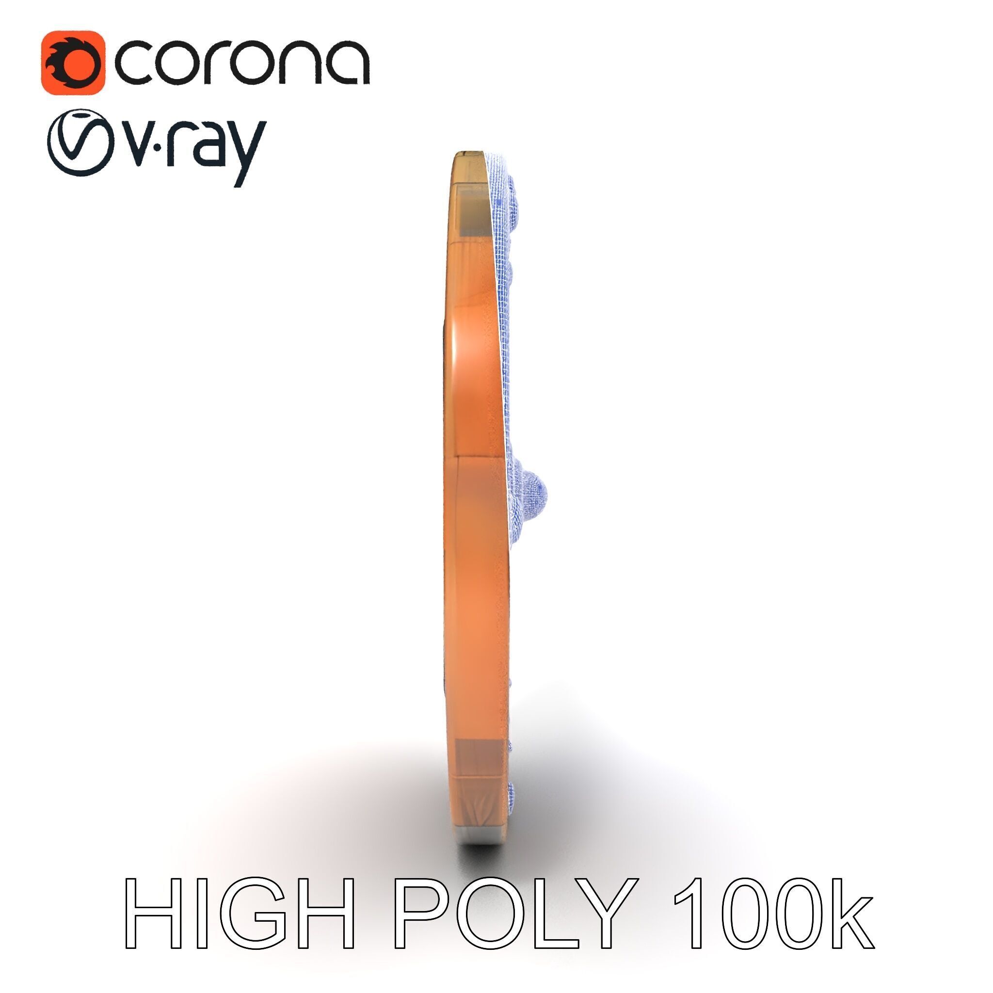 Medieval Round Shield Model Pack with Detailed Wood Texture Low-poly 3D model_22