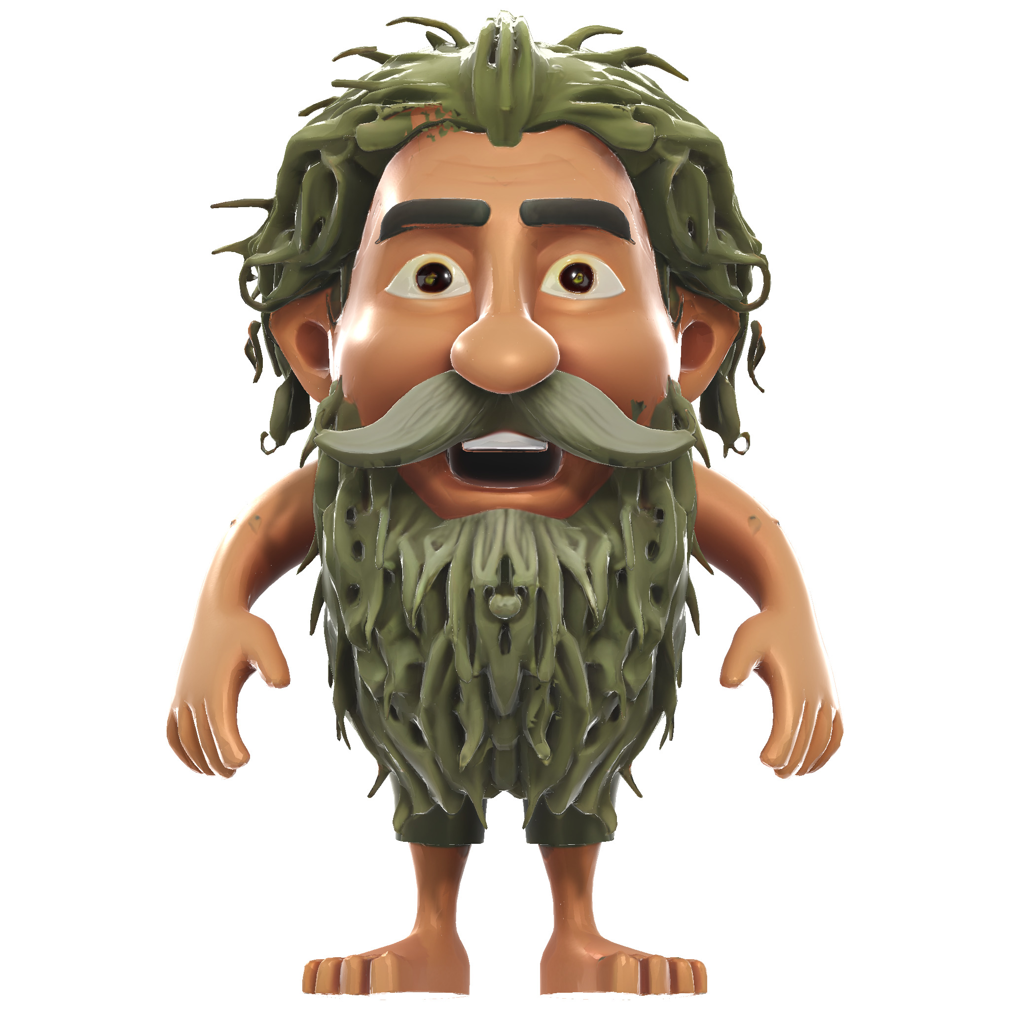 Enchanted Worlds Collection - Nature and Tech Fusion Characters 3D print model_4