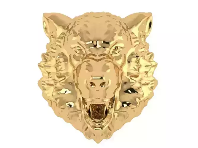 Wolf Pendant Necklace