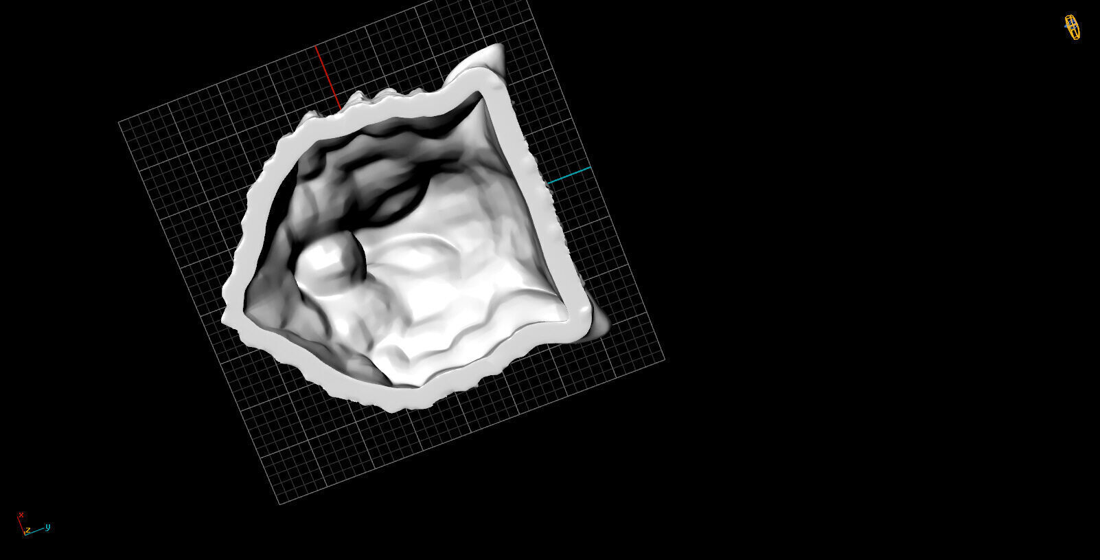 Wolf Pendant Necklace 3D model_2