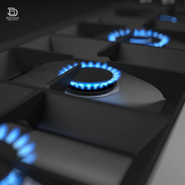Modern Kitchen 3D model_8