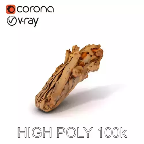 Realistic Driftwood Model Pack for Environment Rendering Low-poly 3D model