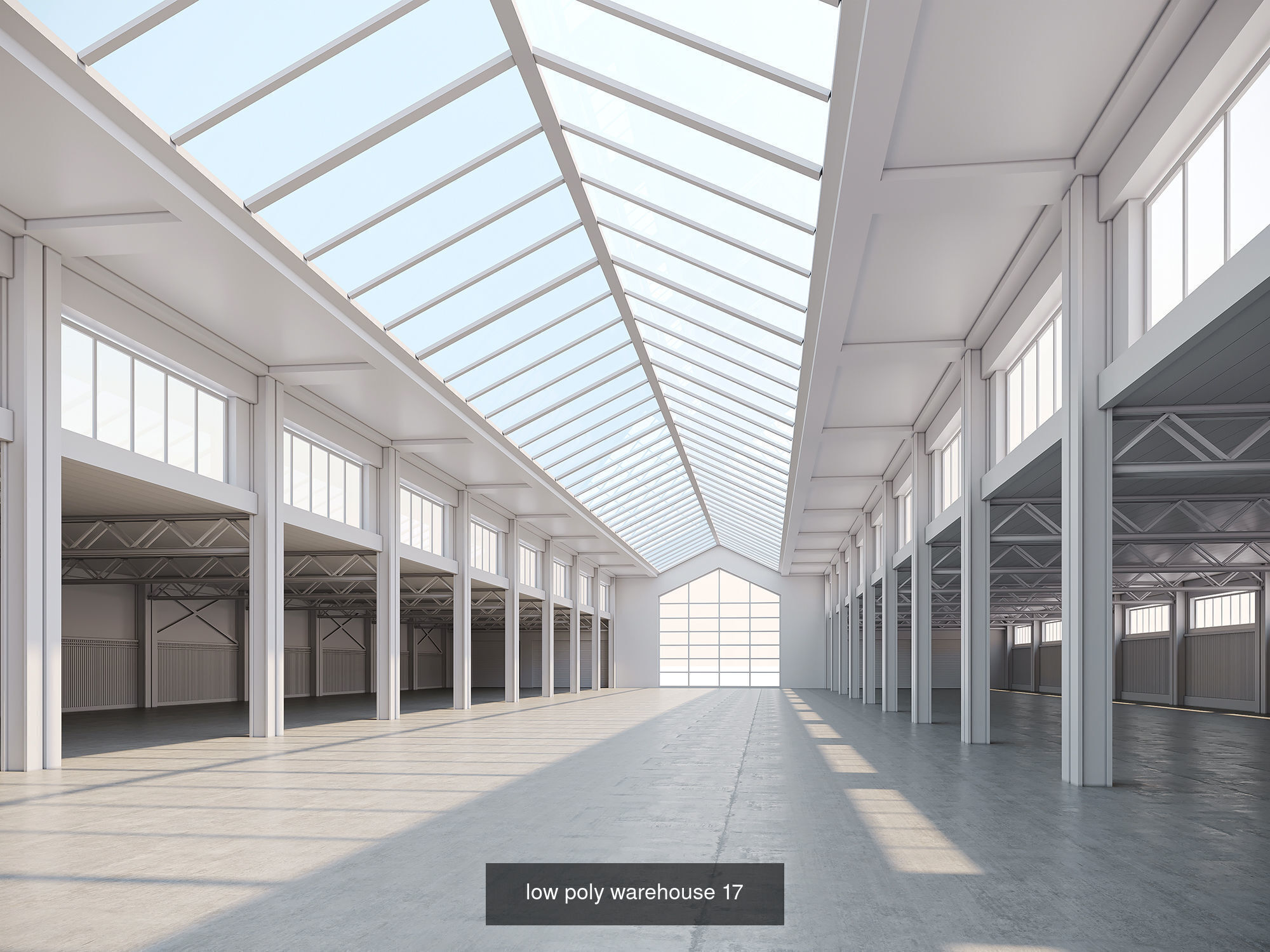 5 low poly interior warehouse Vol 04 3D Model Collection_4