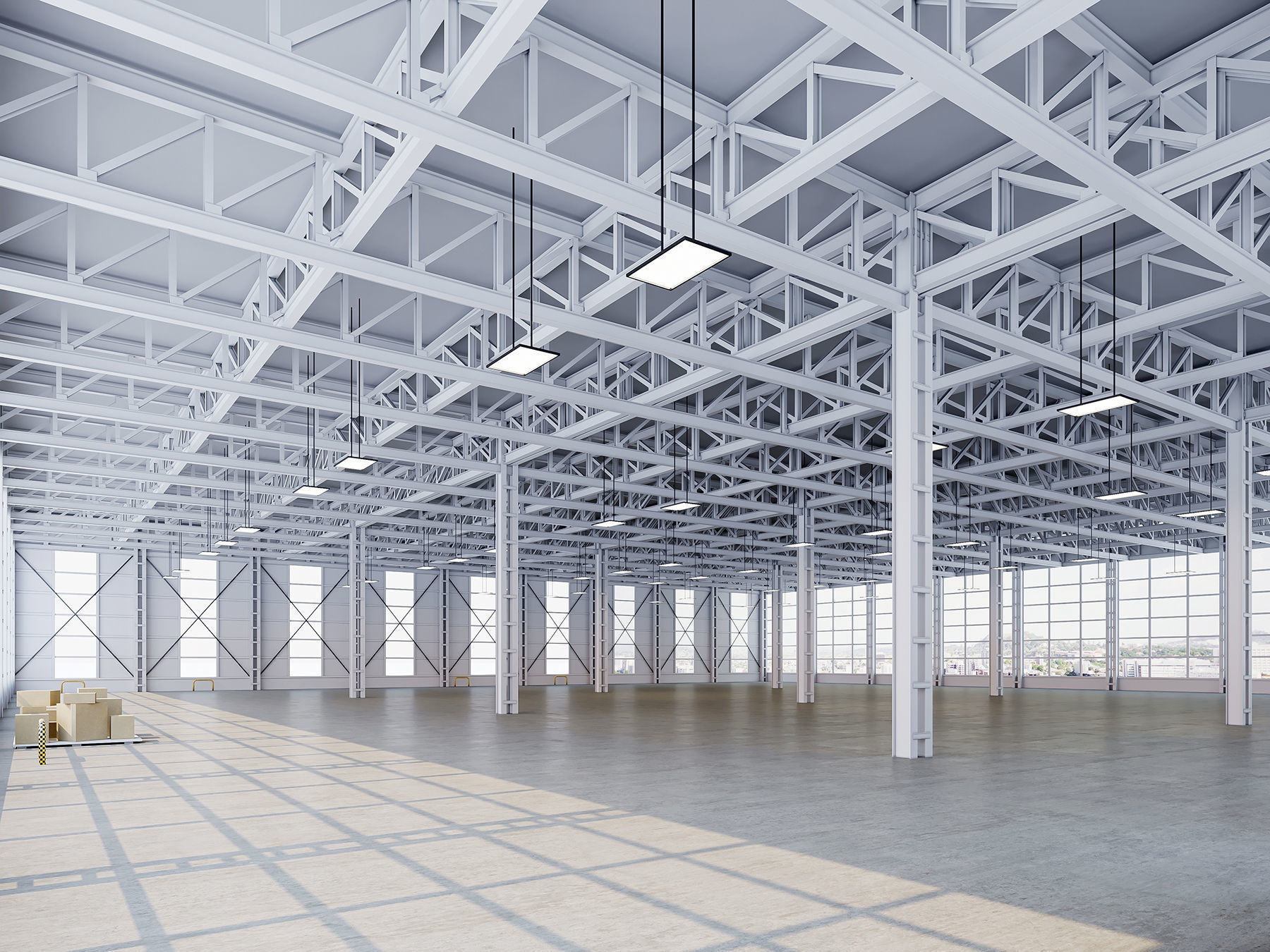 5 low poly interior warehouse Vol 04 3D Model Collection_15