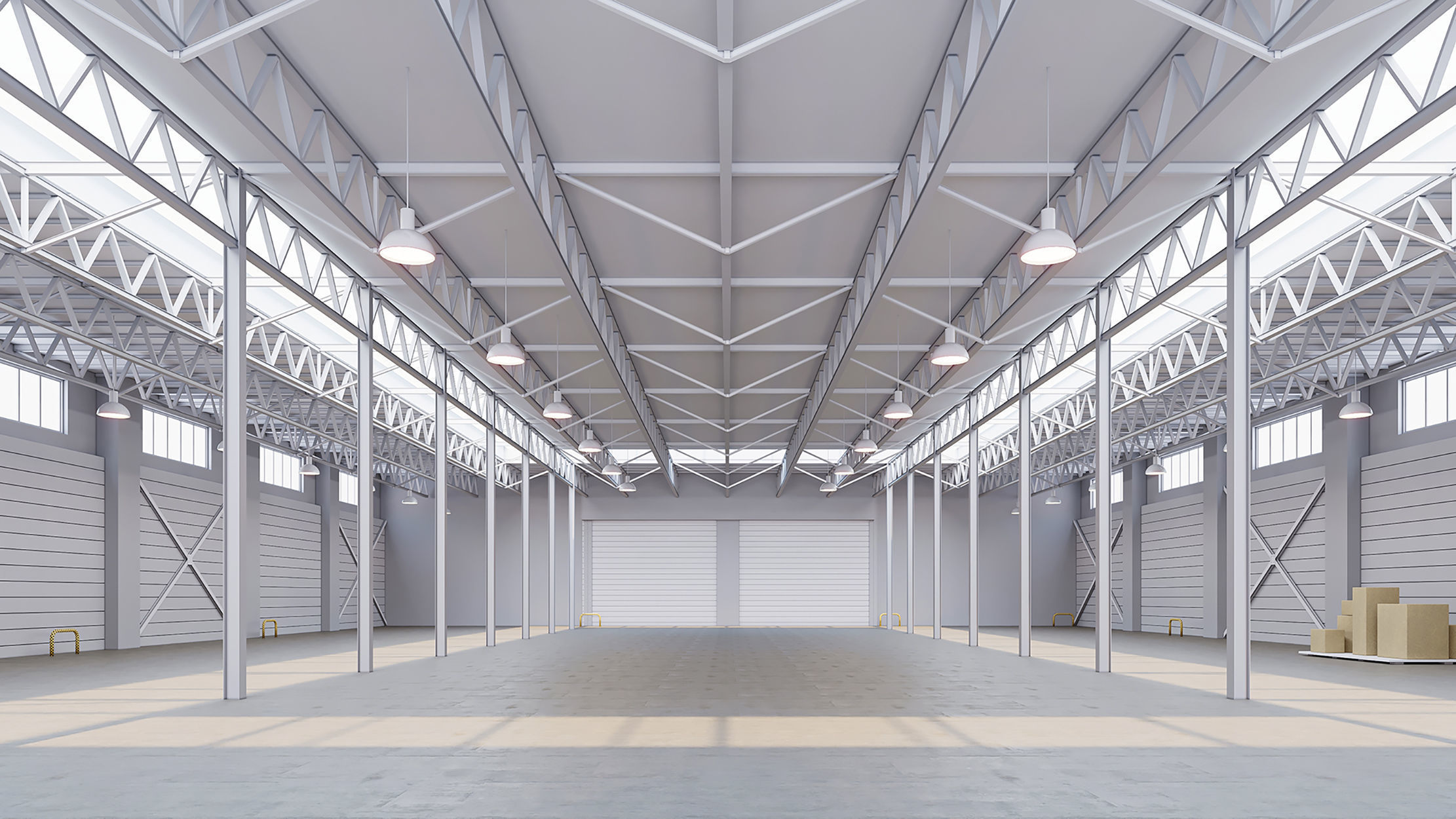 5 low poly interior warehouse Vol 04 3D Model Collection_22