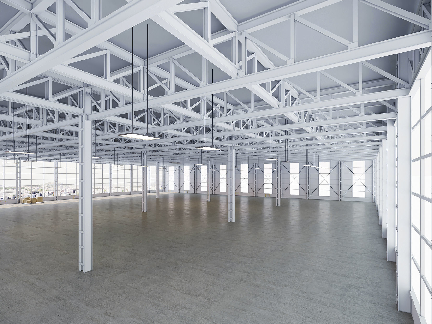 5 low poly interior warehouse Vol 04 3D Model Collection_16