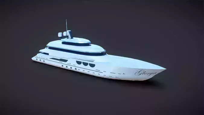 Yacht 3D Model