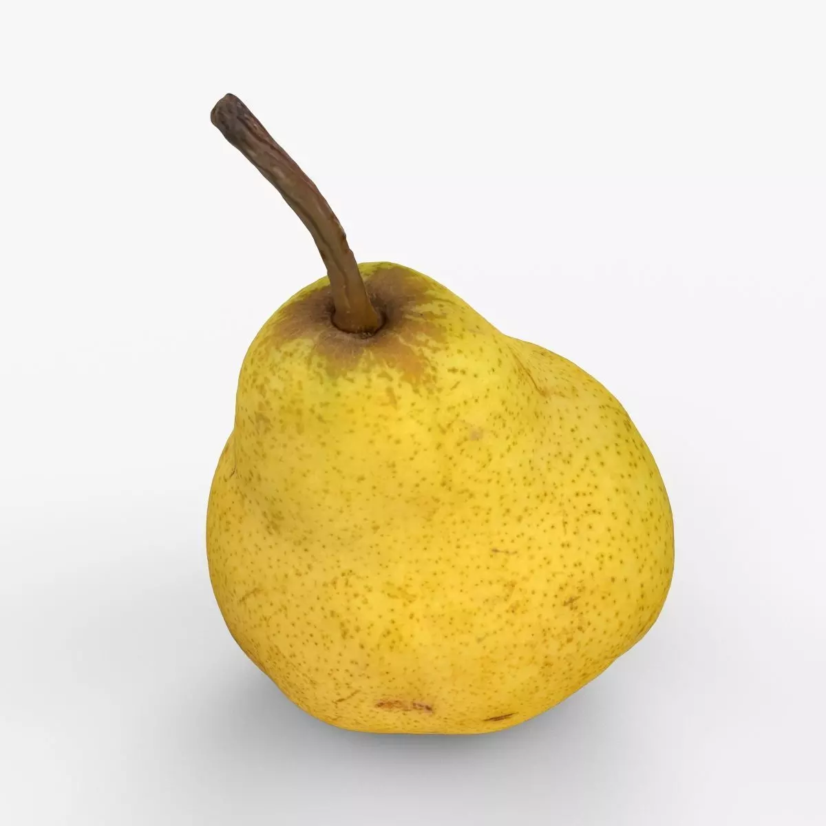 Photorealistic 3D scan of pear Low-poly 3D model_0