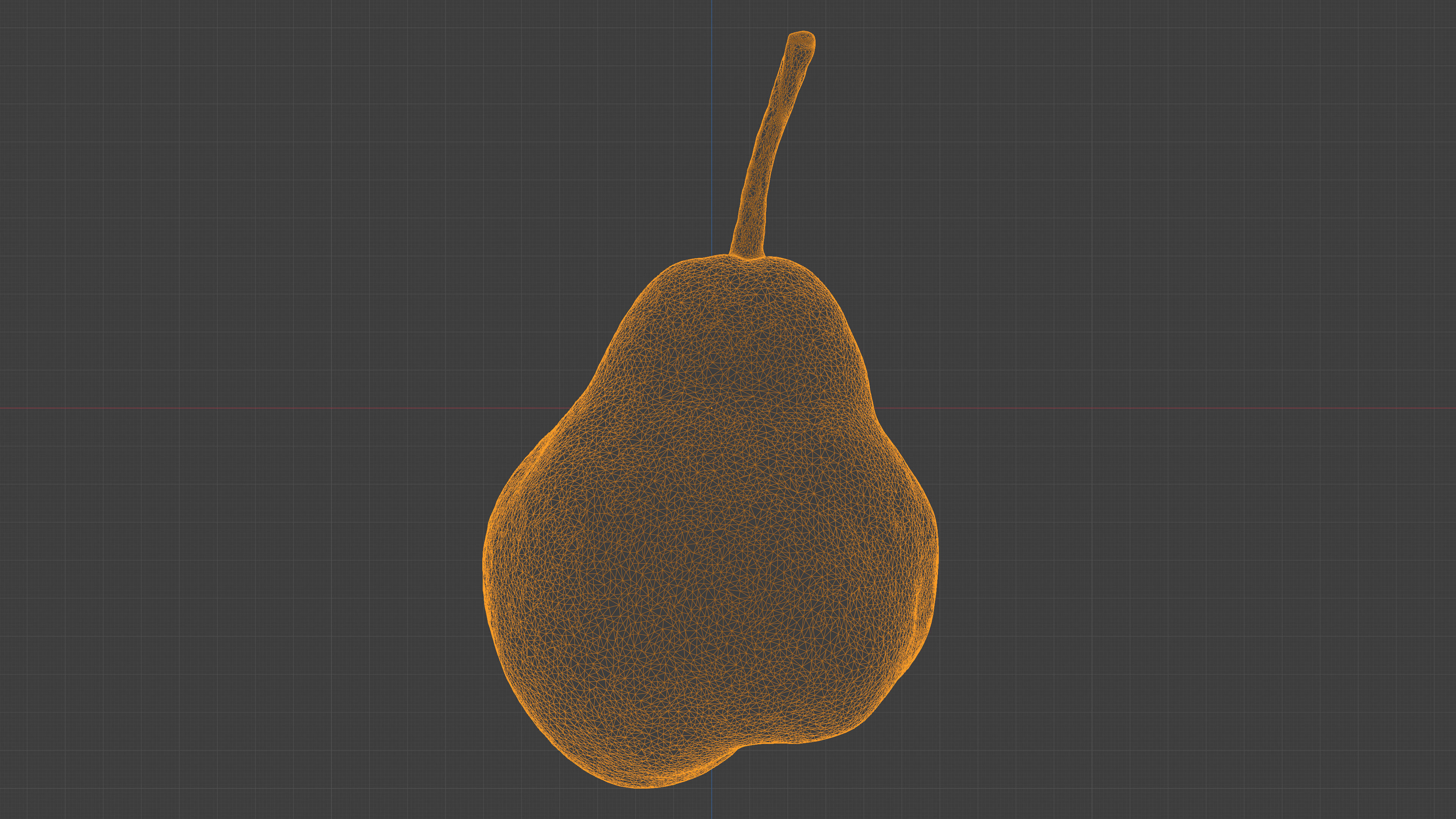 Photorealistic 3D scan of pear Low-poly 3D model_28