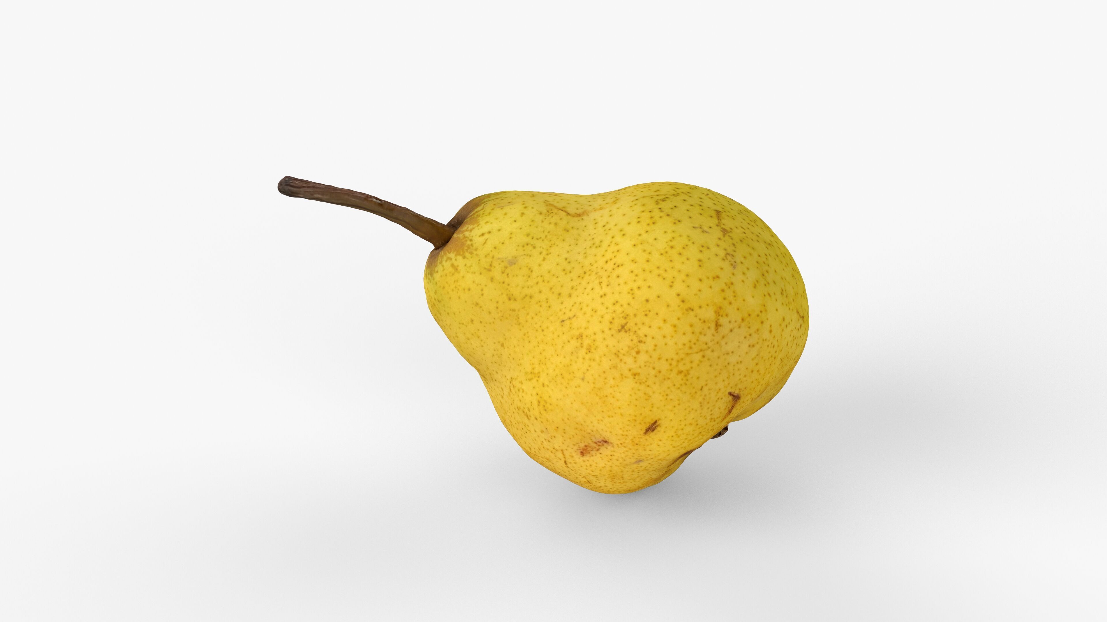 Photorealistic 3D scan of pear Low-poly 3D model_14
