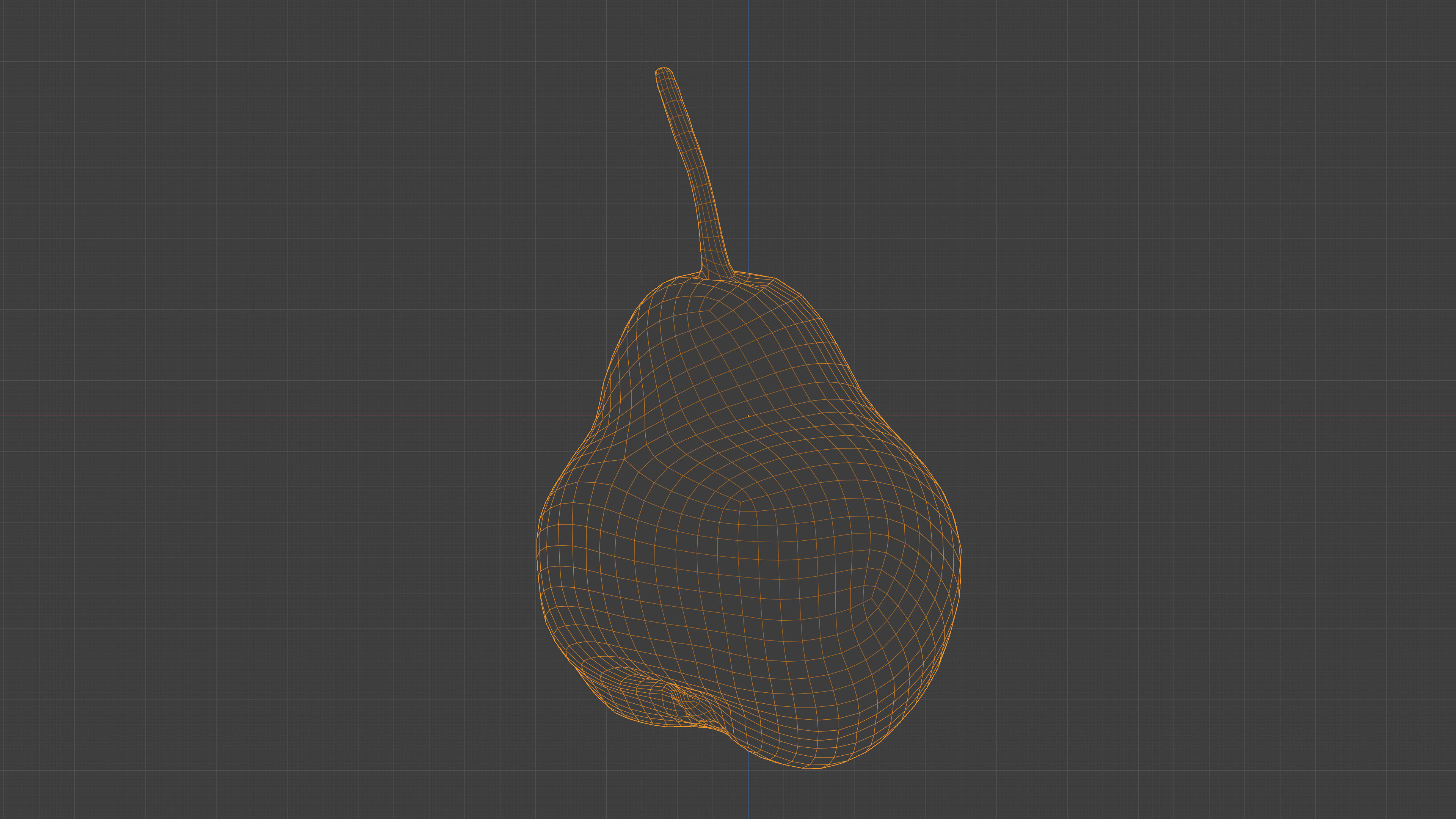 Photorealistic 3D scan of pear Low-poly 3D model_4
