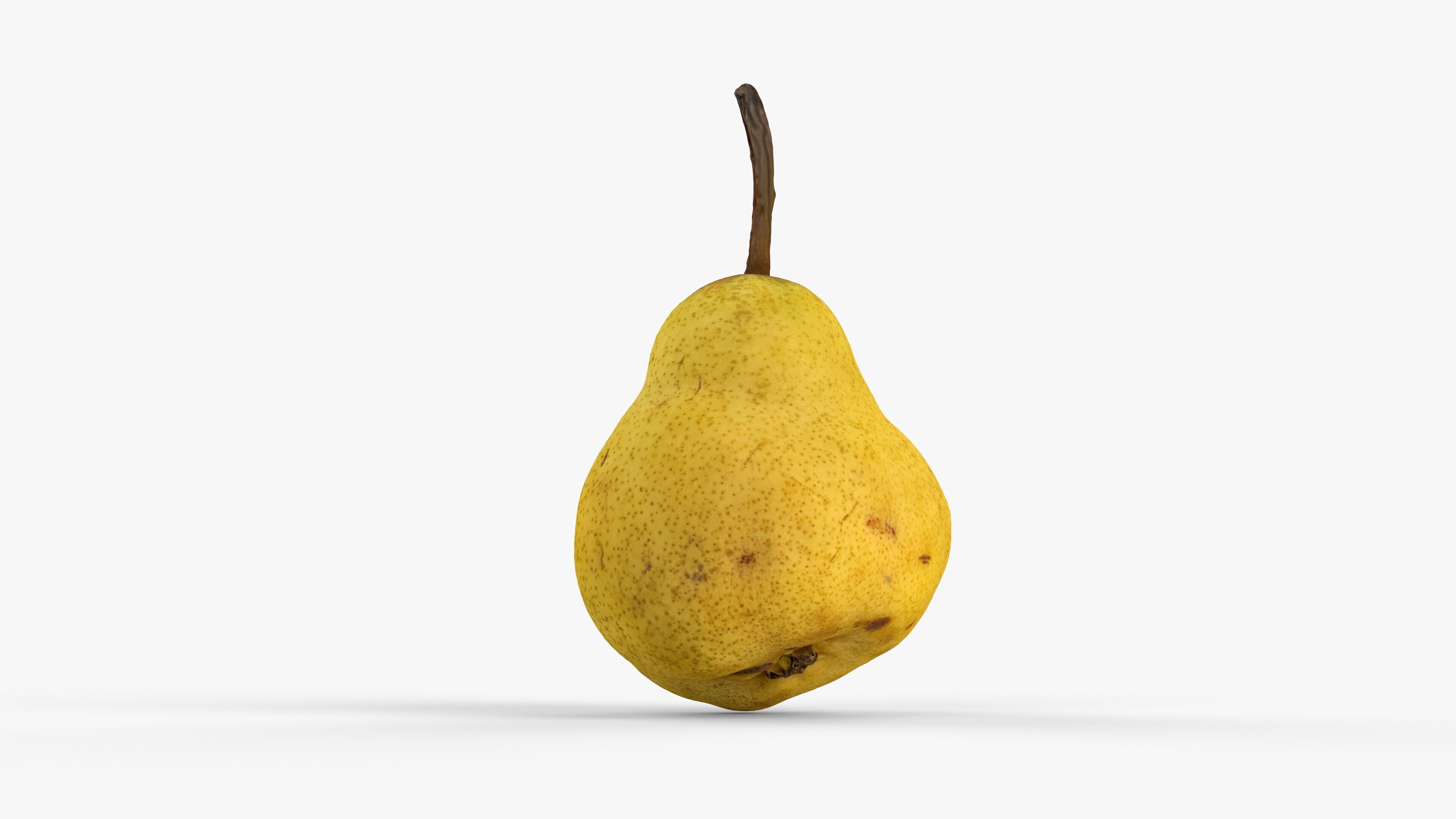 Photorealistic 3D scan of pear Low-poly 3D model_6