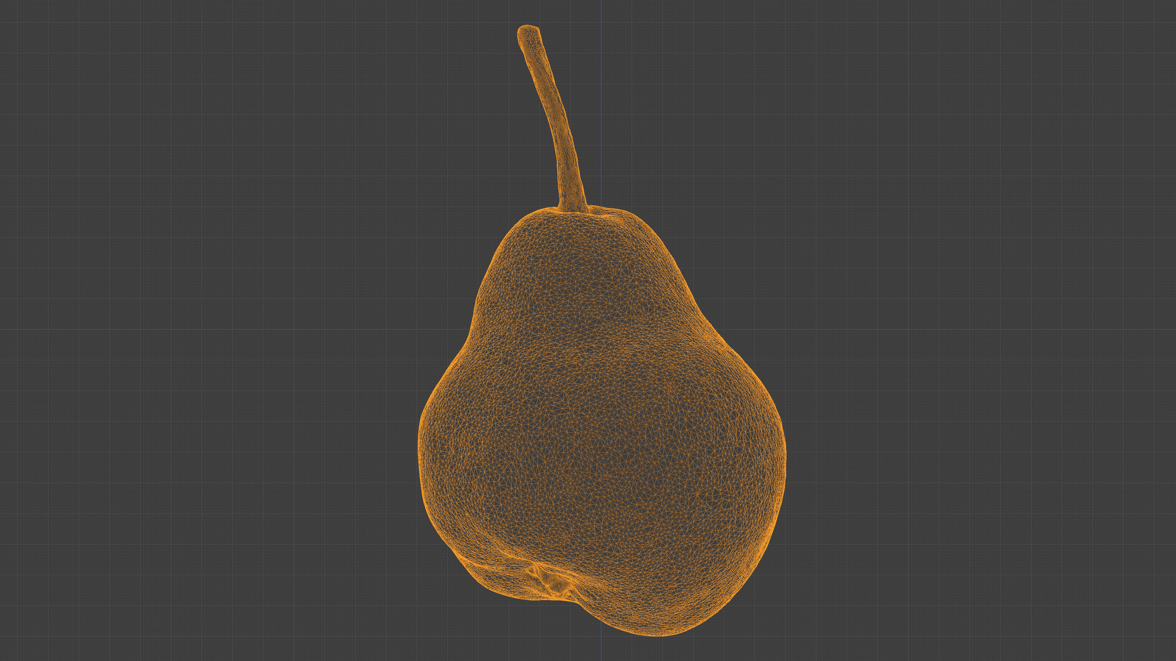 Photorealistic 3D scan of pear Low-poly 3D model_27