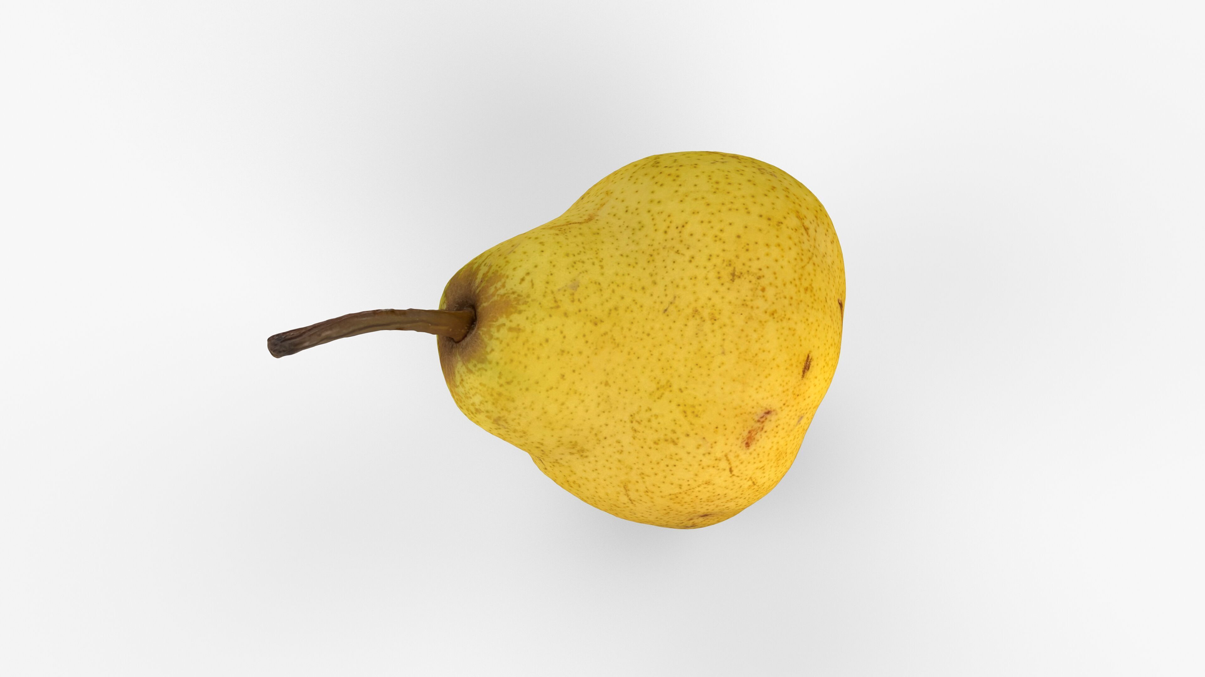 Photorealistic 3D scan of pear Low-poly 3D model_10