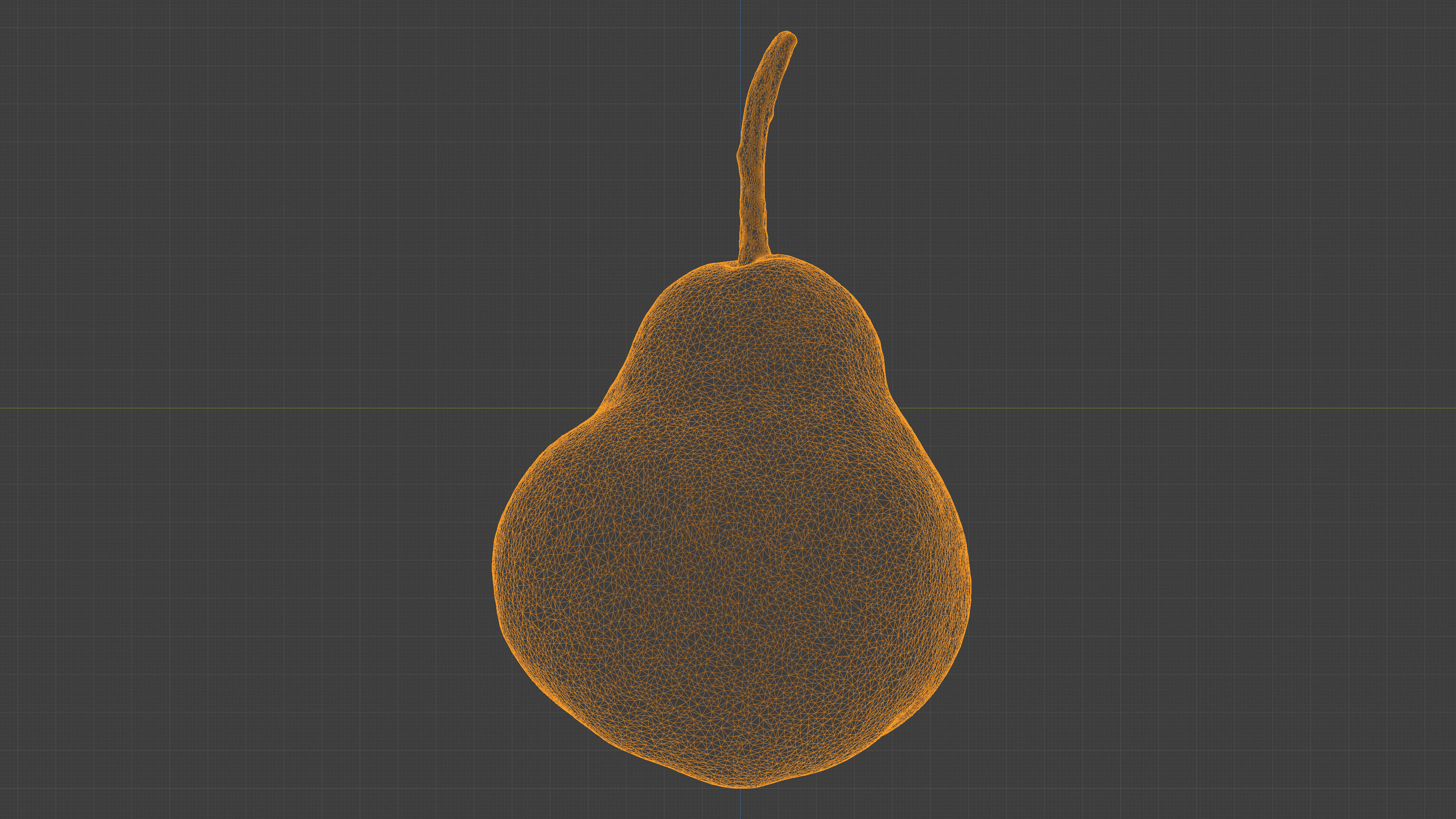 Photorealistic 3D scan of pear Low-poly 3D model_29