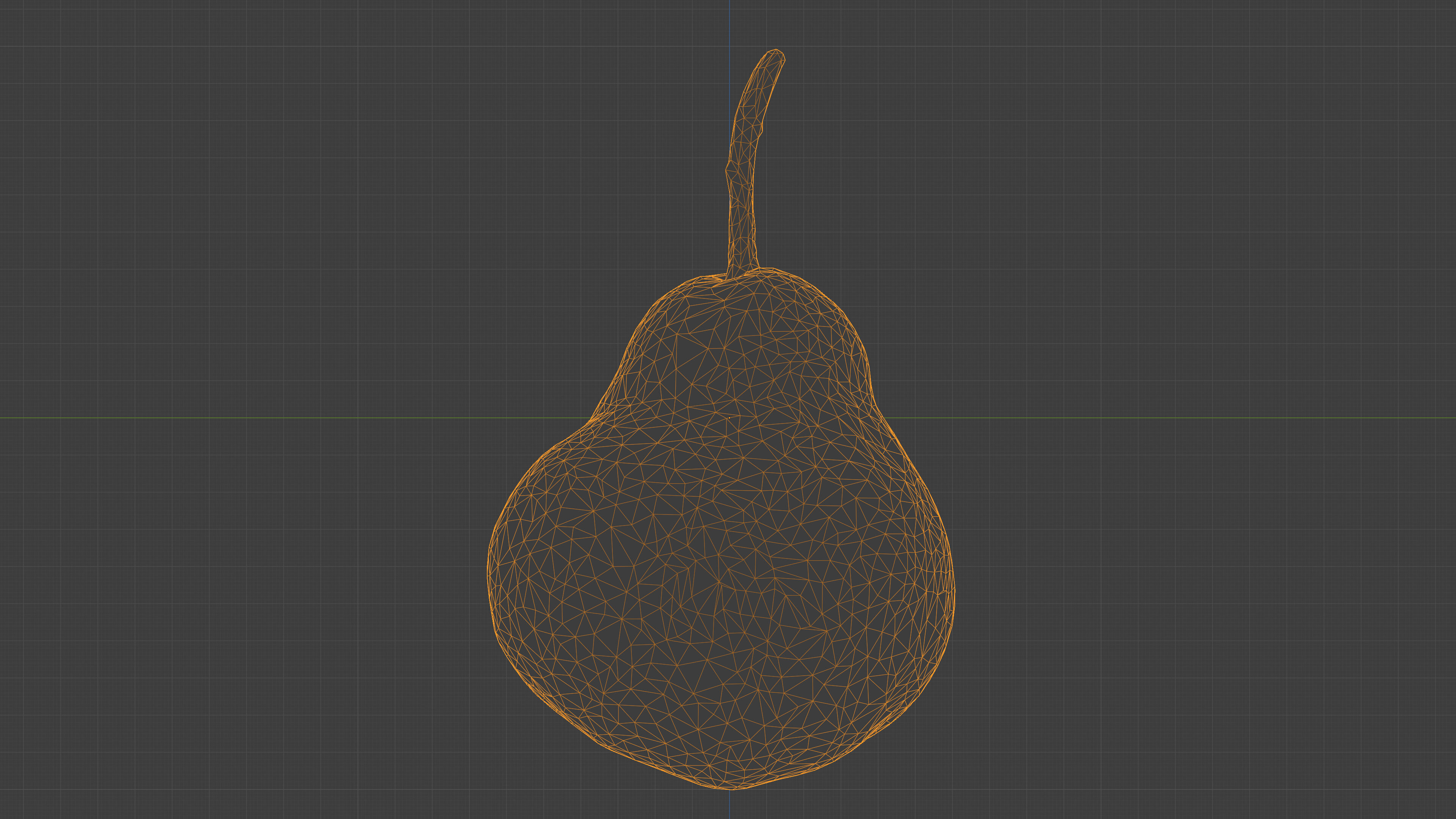 Photorealistic 3D scan of pear Low-poly 3D model_23