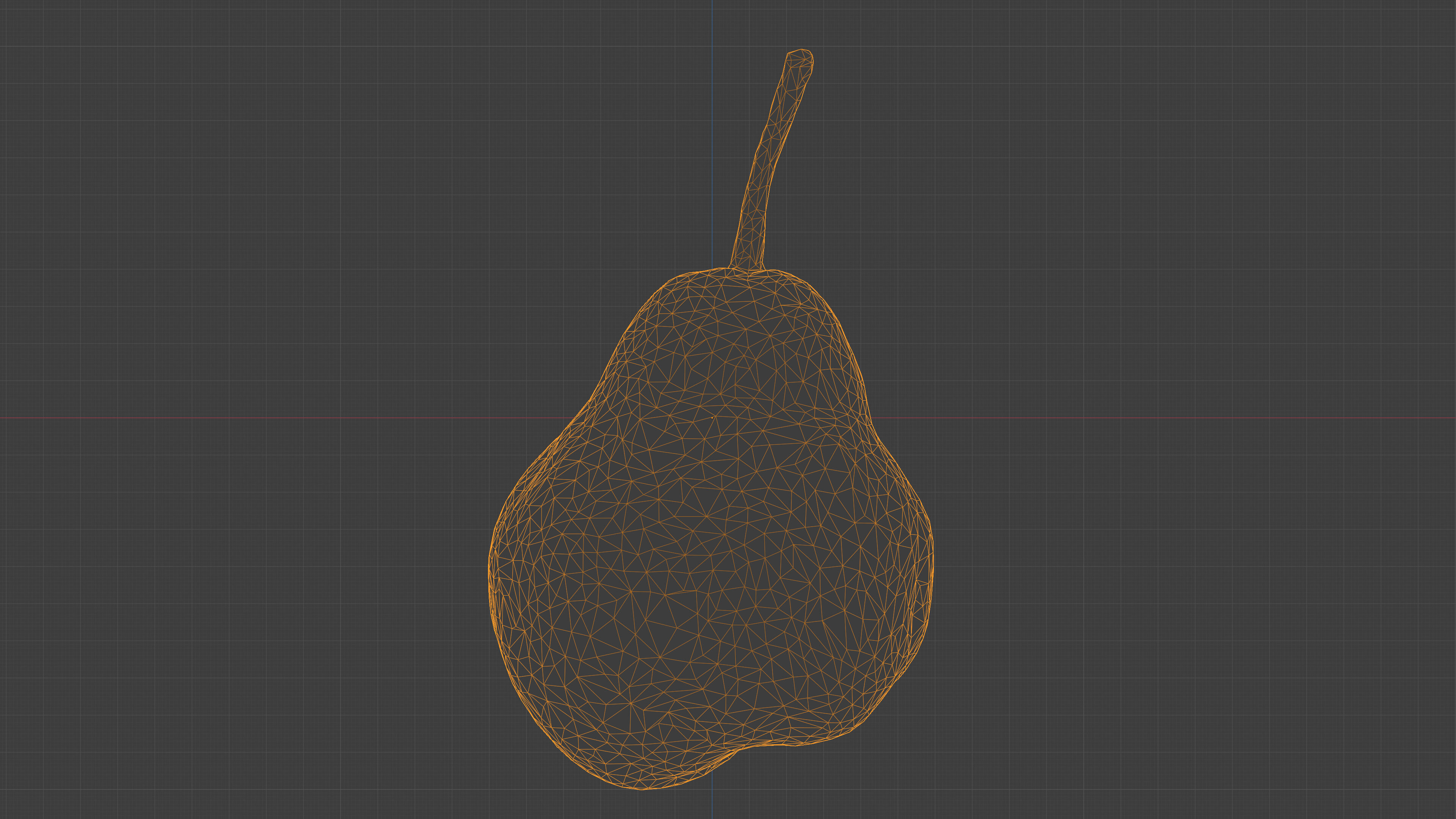 Photorealistic 3D scan of pear Low-poly 3D model_22