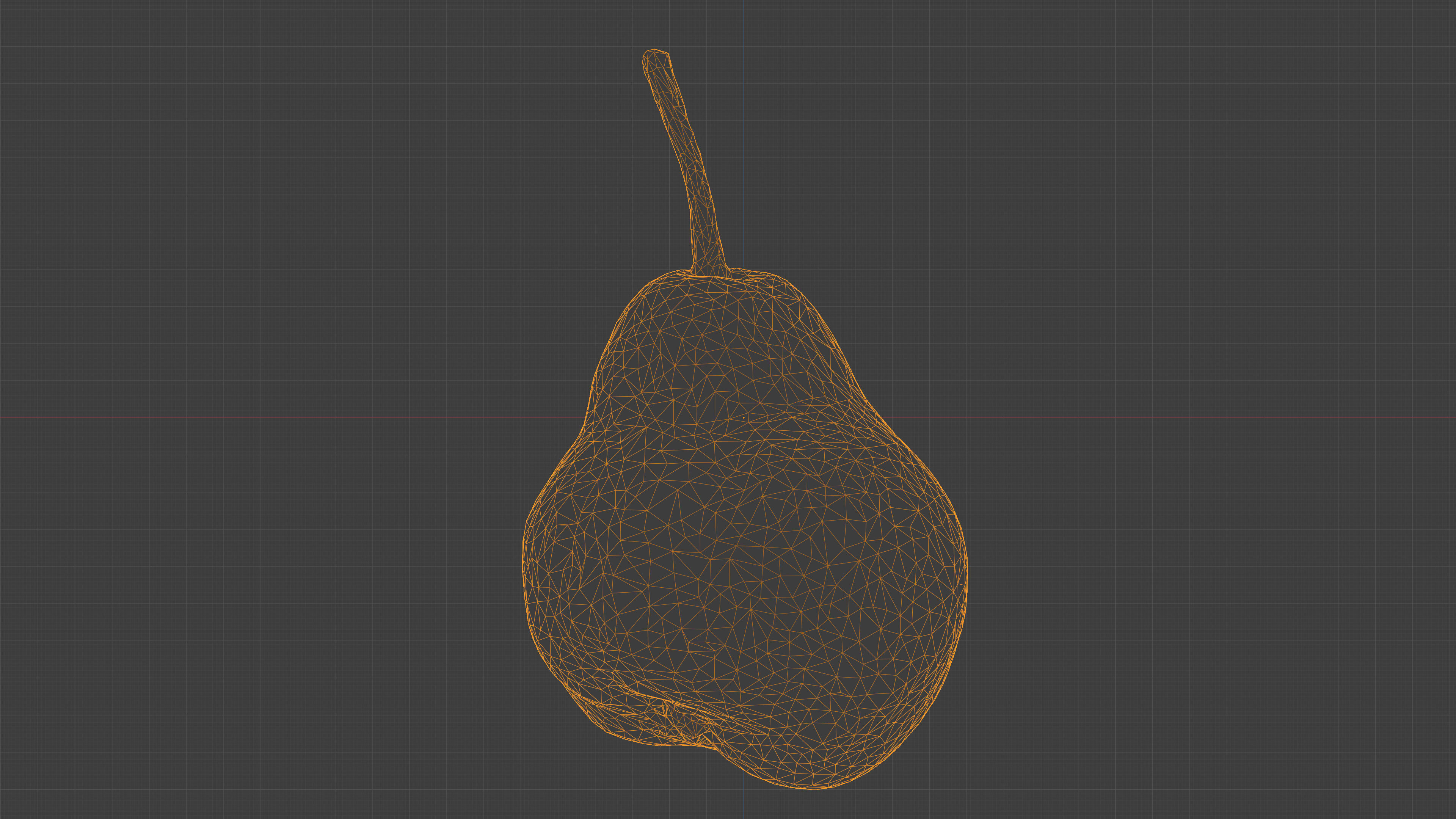 Photorealistic 3D scan of pear Low-poly 3D model_21