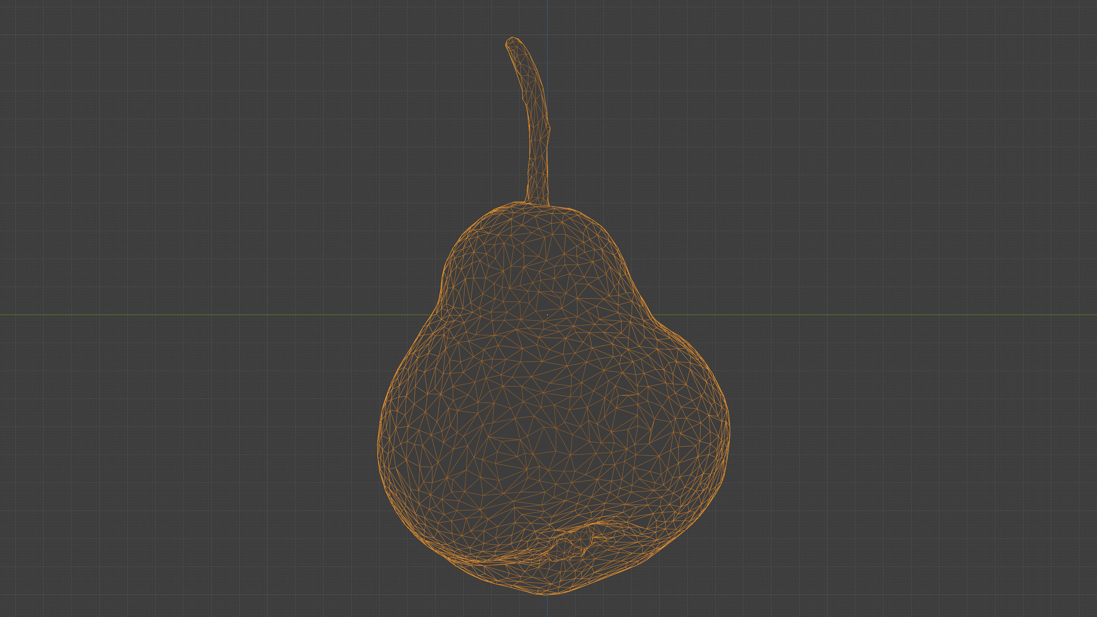Photorealistic 3D scan of pear Low-poly 3D model_24