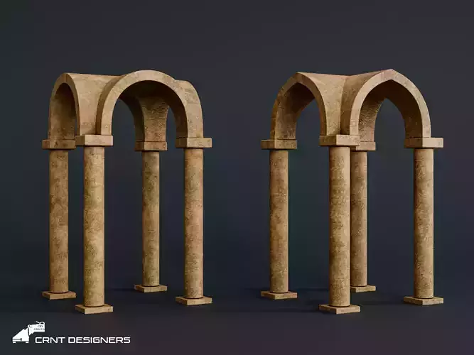 Gothic Groin Vault And Rib Vault