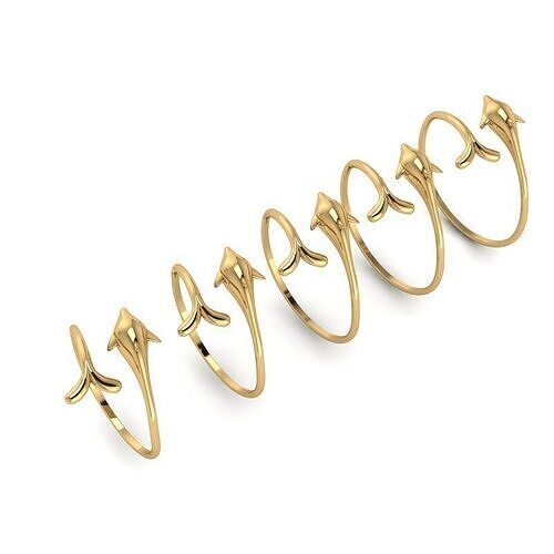 Gold Ring Jewelry Ring stl 3dm 3dprintmodel 3D print model