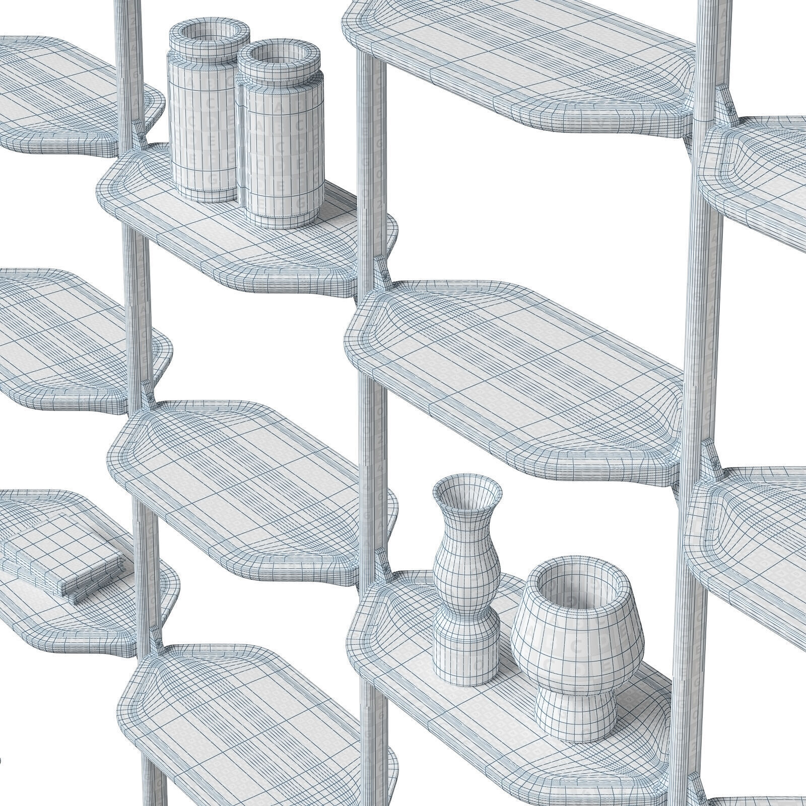 Baxter Libelle shelving 3D model_6