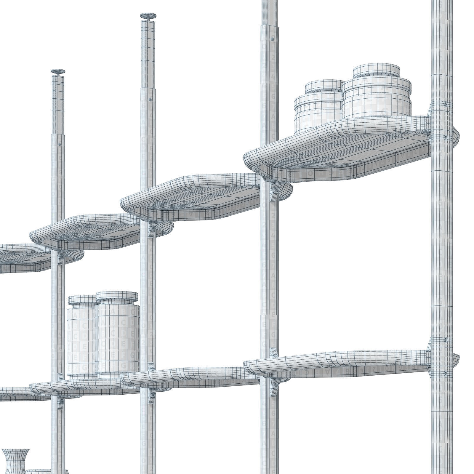 Baxter Libelle shelving 3D model_7