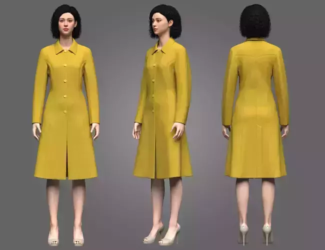 Female Princess Line Coat