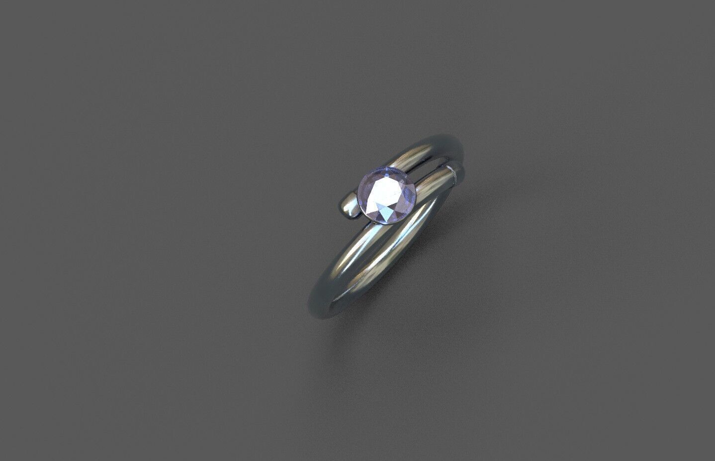 High-Quality 3D Ring Model Low-poly 3D model_4