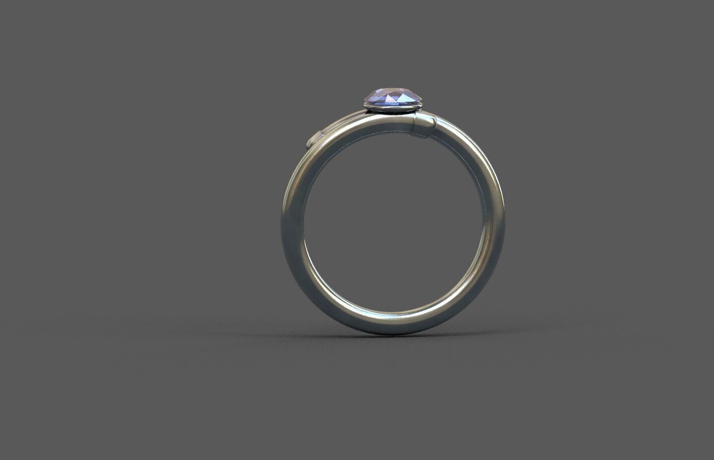 High-Quality 3D Ring Model Low-poly 3D model_1