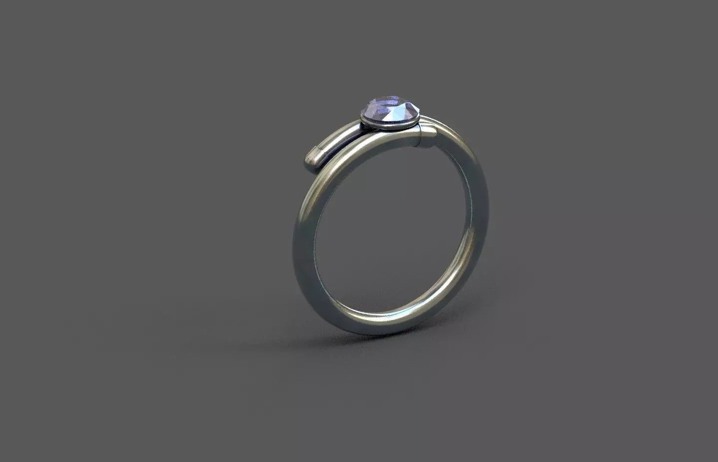 High-Quality 3D Ring Model Low-poly 3D model_0