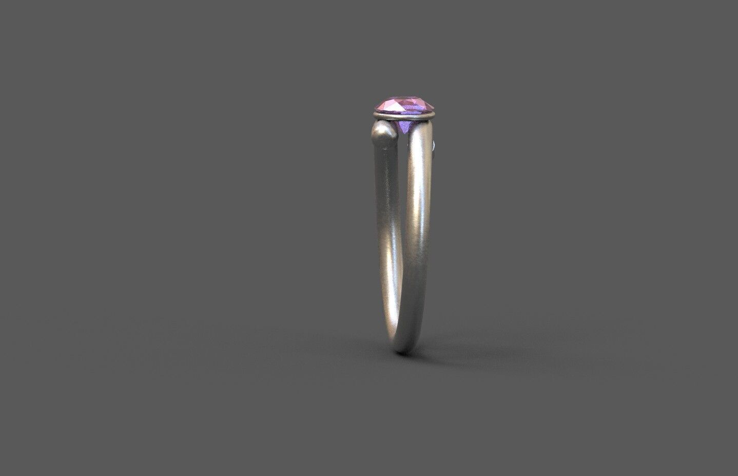 High-Quality 3D Ring Model Low-poly 3D model_3