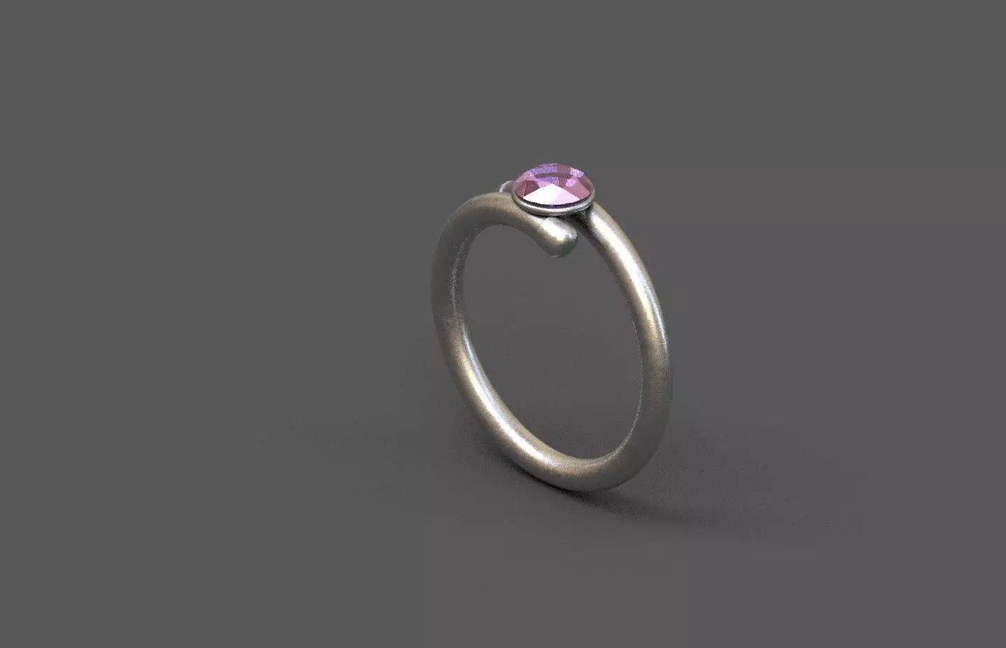 High-Quality 3D Ring Model Low-poly 3D model_0