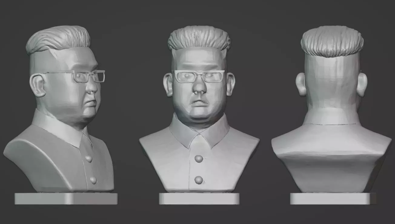 Kim Jong-un Bust- 3D Printable 3D print model