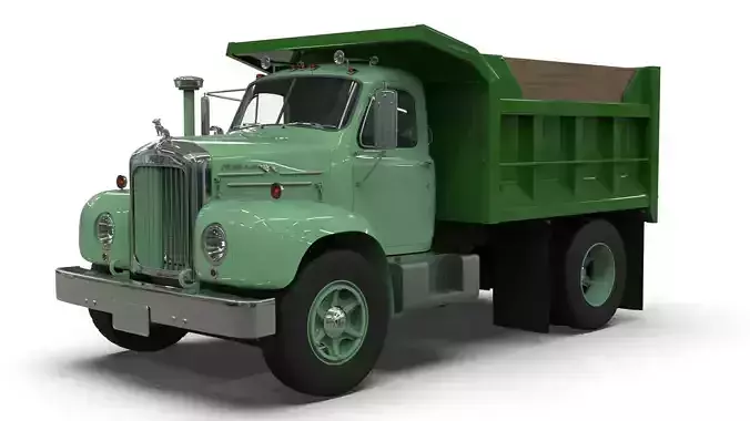 1958 Mack Model B Dump Truck 3D model
