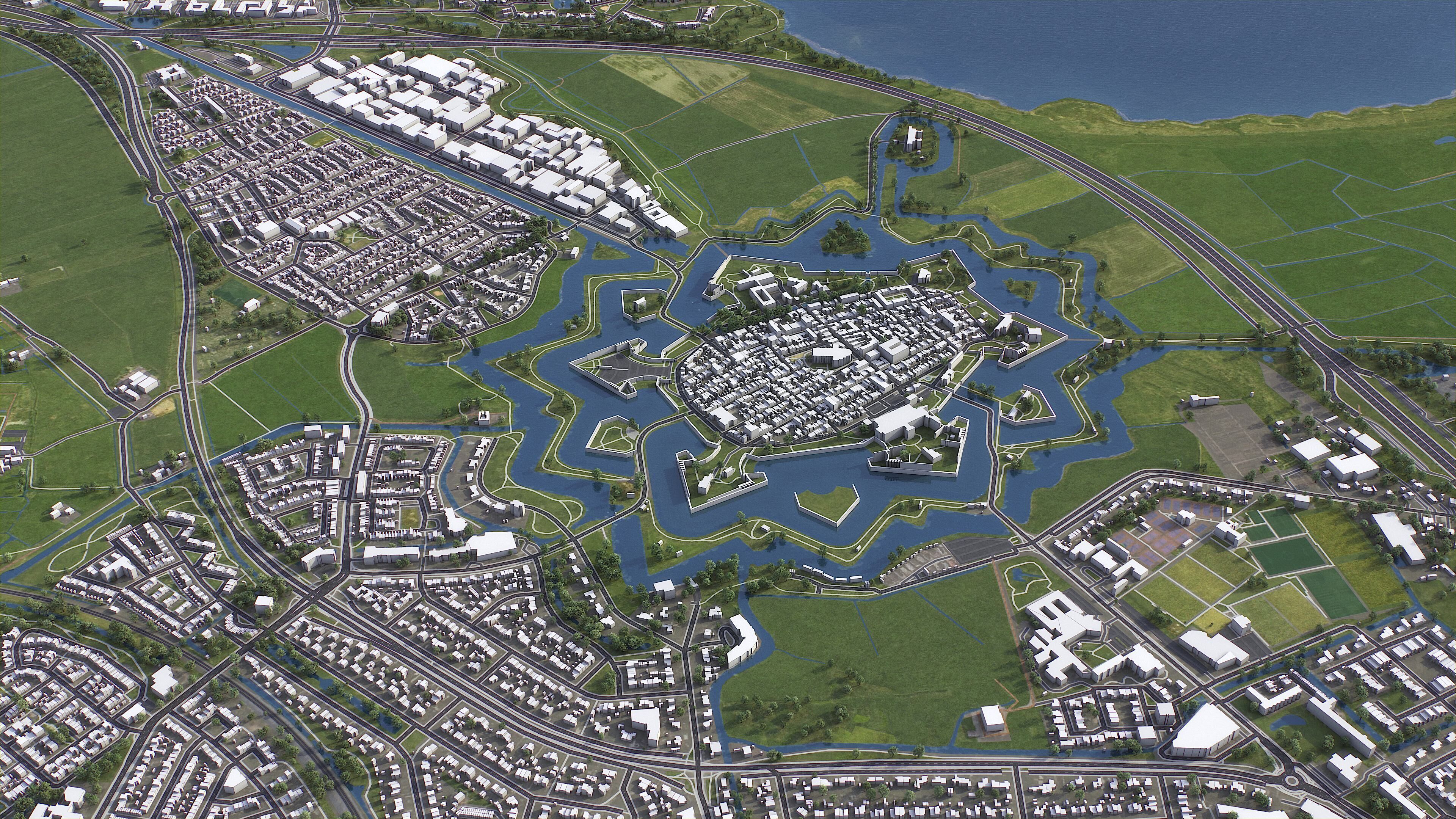 Bussum - 3D City Model Low-poly 3D model_5