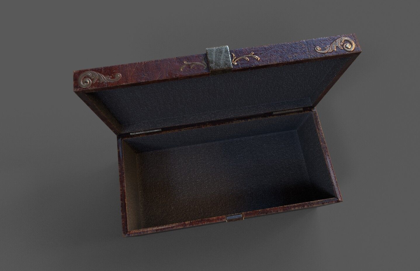 Chest-Storage Box 3D Model Low-poly 3D model_4