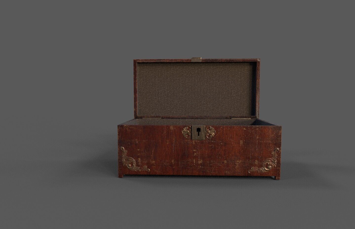 Chest-Storage Box 3D Model Low-poly 3D model_1