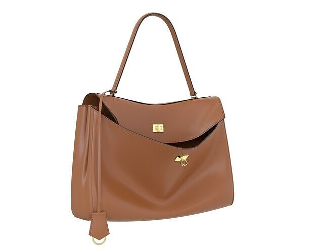 Balenciaga Rodeo Bag Brown Low-poly 3D model
