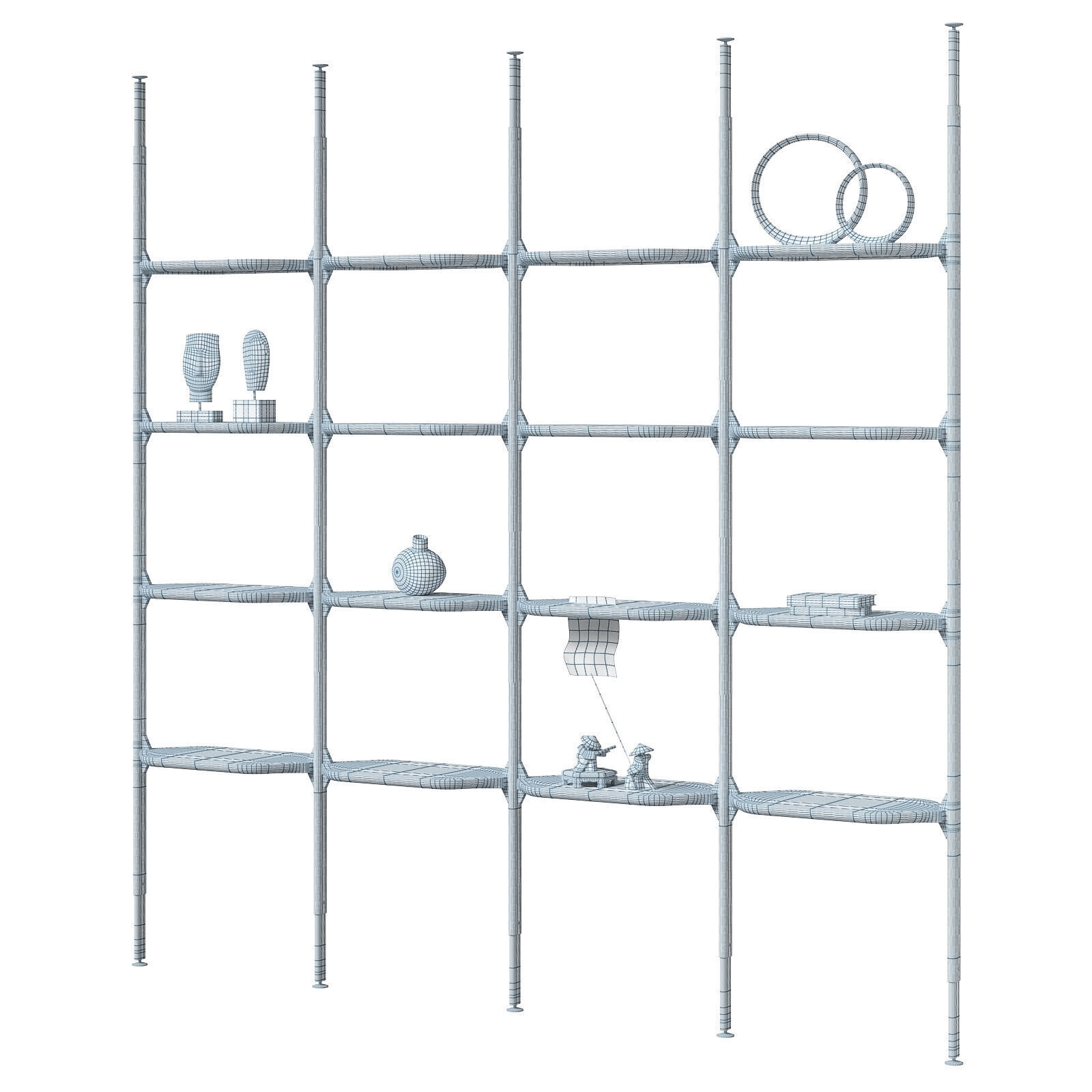 Baxter Libelle bookcase 3D model_5