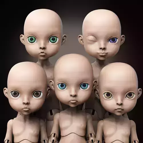 Victoria Set 5 Head bjd Head Head doll