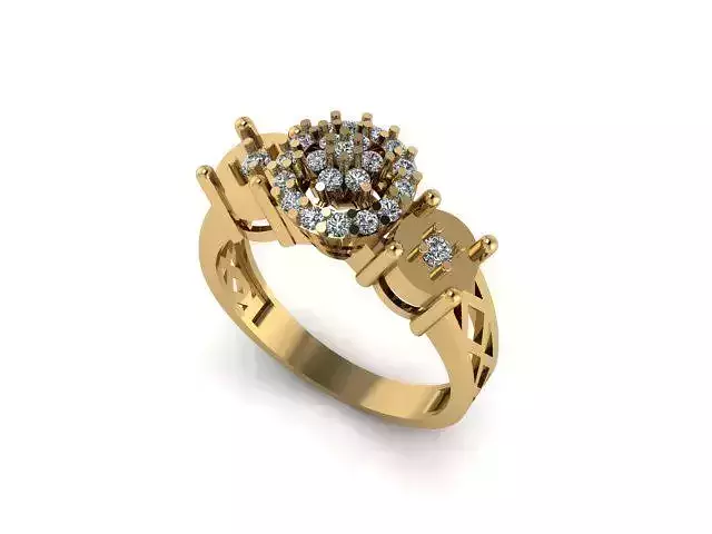 Classic Engagement Ring for diamonds
