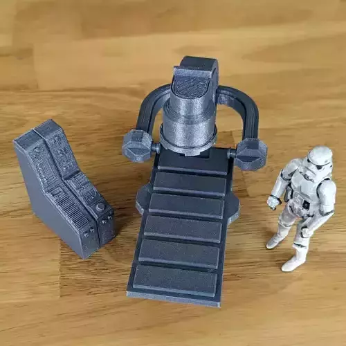 Mandalorian Interrogation Bed and Computer