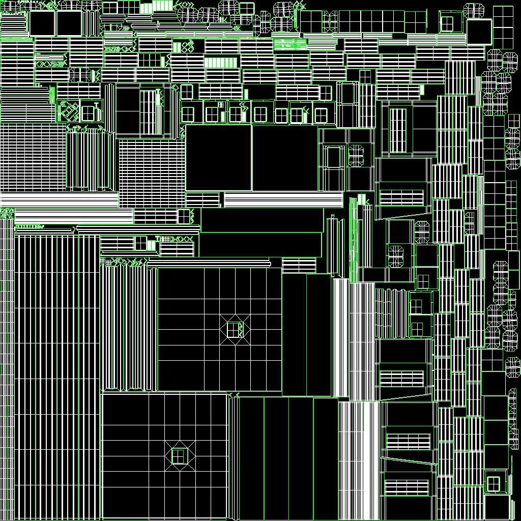 Watch tower v1 Low-poly 3D model_16