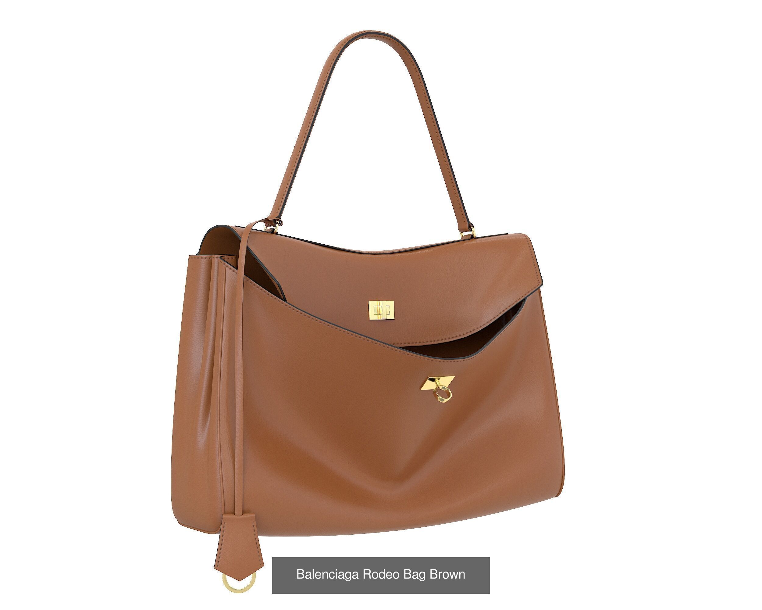 Balenciaga Rodeo Bag  3D Model Collection_4