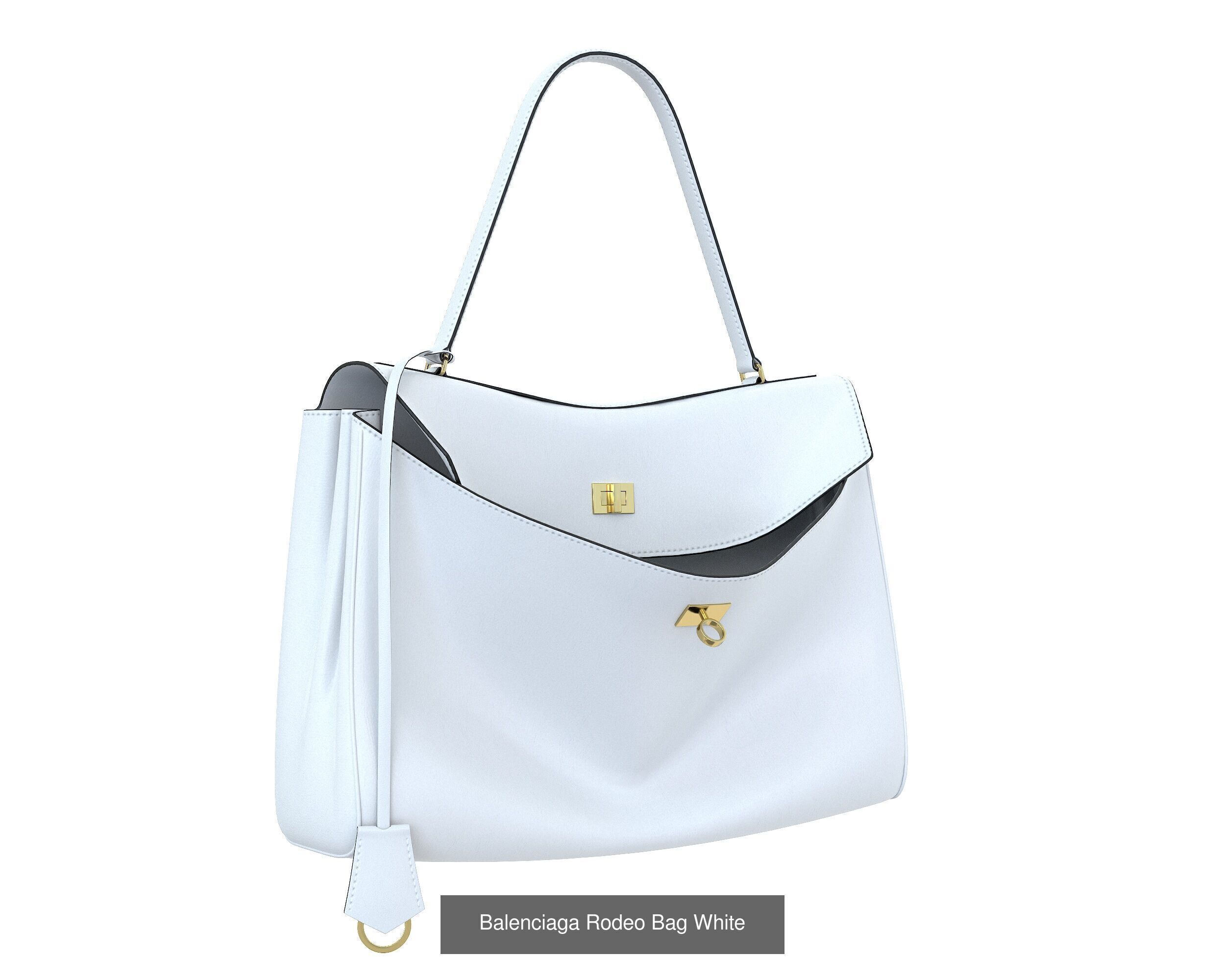 Balenciaga Rodeo Bag  3D Model Collection_7
