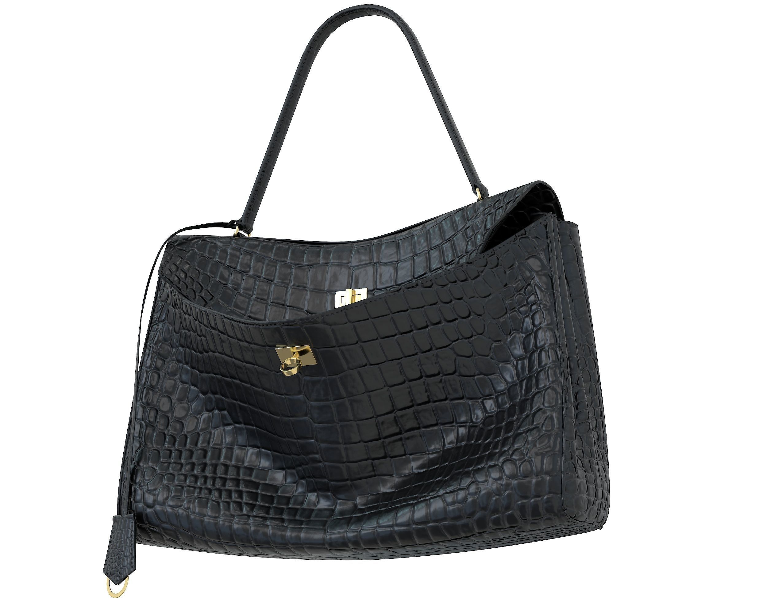 Balenciaga Rodeo Bag  3D Model Collection_15